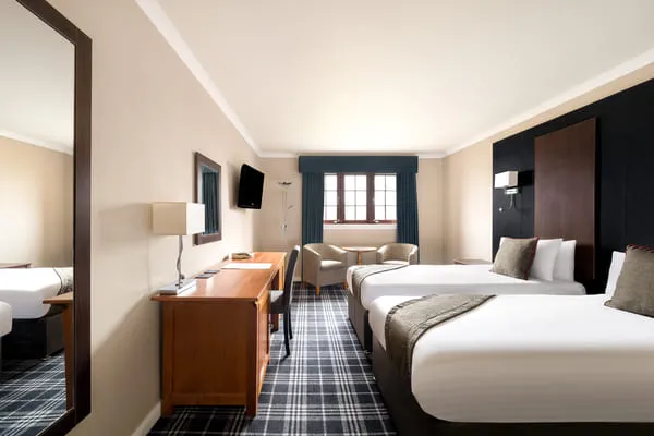 bedroom in hotel